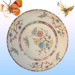 Jammet Seignolles Limoges France Singapour Plate 7.5” Floral Porcelain 1965-1980